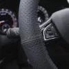 HUSA VOLAN PIELE NATURALA PERFORATA NEGRU 37-39 CM