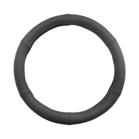 HUSA VOLAN PIELE NATURALA PERFORATA NEGRU 44-46 CM