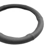 HUSA VOLAN PIELE NATURALA PERFORATA NEGRU 44-46 CM