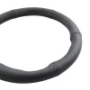 HUSA VOLAN PIELE NATURALA SEMI PERFORATA NEGRU 44-46 CM