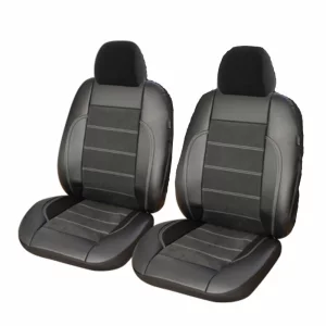 HUSE SCAUN EXCLUSIVE LEATHER &amp; ALCANTARA-SET 2 BUC