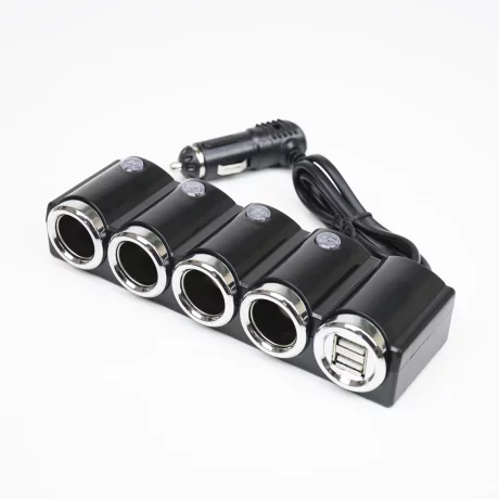 INCARCATOR AUTO PNI LIGHTER 04 CU 4 IESIRI BRICHETA 12V/24V SI 2 IESIRI USB (1A), INDICATOR LED