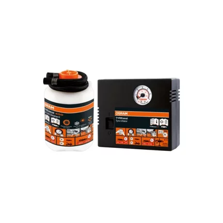 KIT REPARATII ANVELOPE (COMPRESOR + SPRAY REPARATII ANVELOPE) TYRESEAL KIT OSRAM
