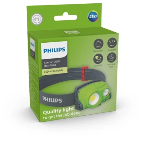 LAMPA DE CAP CU LED, CU DOUA MODURI PHILIPS XPERION 3000