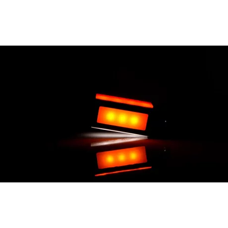 LAMPA GABARIT LED 1080/I W140, 12V-24V, POZITIE ALB / ROSU / PORTOCALIU WAS