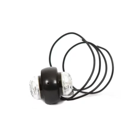 LAMPA GABARIT LED 125 W23, 12V-24V, POZITIE ALB / ROSU WAS