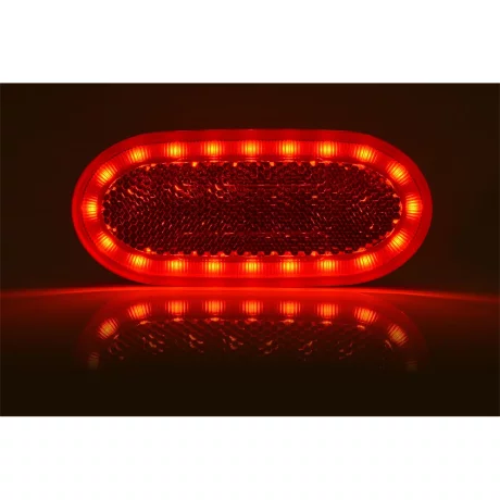 LAMPA GABARIT LED 1387 W197, 12V-24V, POZITIE ROSU WAS