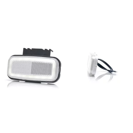 LAMPA GABARIT LED 1404 W199, 12V-24V, POZITIE ALB WAS