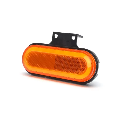 LAMPA GABARIT LED 1420 W198, 12V-24V, POZITIE PORTOCALIU CU SEMNALIZARE WAS