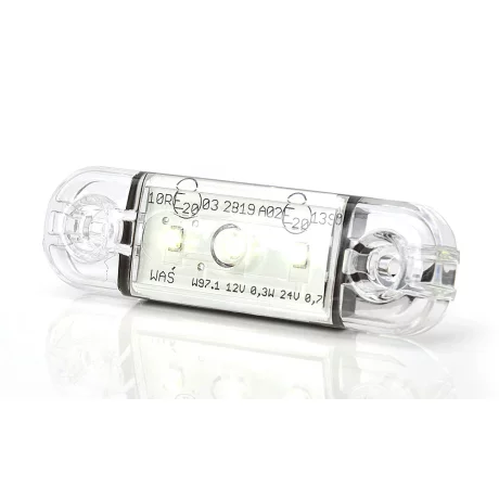 LAMPA GABARIT LED 710 W97.1, 12V-24V, POZITIE ALB WAS