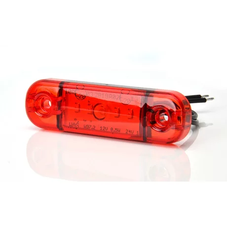 LAMPA GABARIT LED 712 W97.2, 12V-24V, POZITIE ROSU WAS
