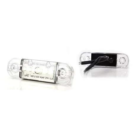 LAMPA GABARIT LED 713 W97.2, 12V-24V, POZITIE ALB WAS