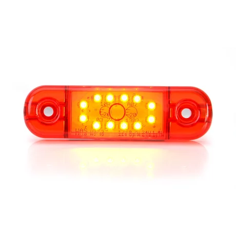 LAMPA GABARIT LED 715 W97.3, 12V-24V, POZITIE ROSU WAS