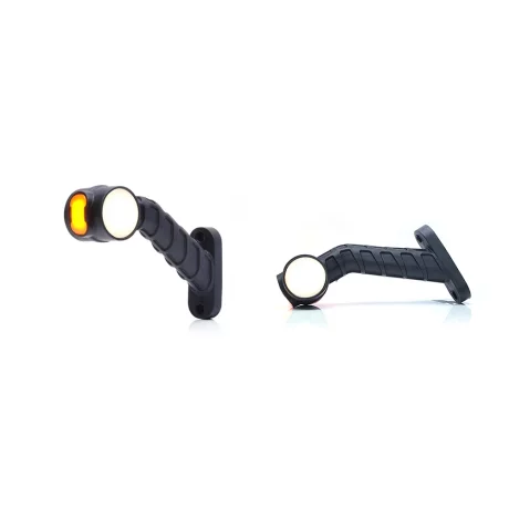 LAMPA GABARIT LED CU BRAT 1093P W148.1, 12V-24V, POZITIE ALB / ROSU / PORTOCALIU DREAPTA WAS