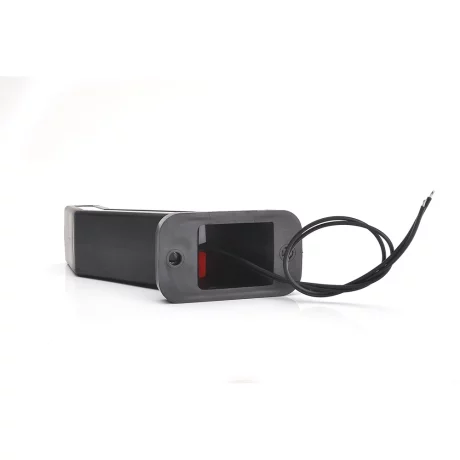 LAMPA GABARIT LED CU BRAT 1165L W168.1, 12V-24V, POZITIE ALB / ROSU / PORTOCALIU STANGA WAS