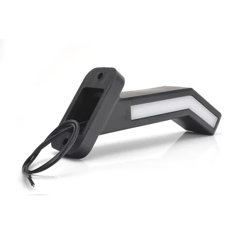 LAMPA GABARIT LED CU BRAT 1165L W168.1, 12V-24V, POZITIE ALB / ROSU / PORTOCALIU STANGA WAS