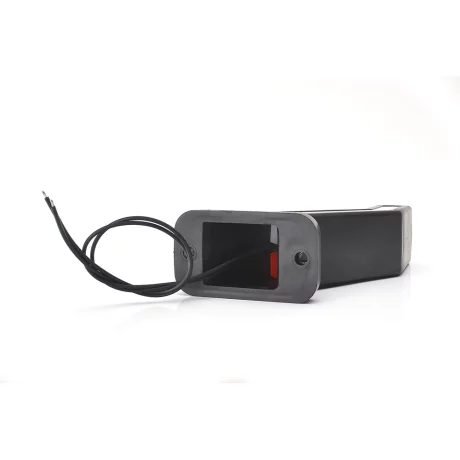 LAMPA GABARIT LED CU BRAT 1165P W168.1, 12V-24V, POZITIE ALB / ROSU / PORTOCALIU DREAPTA WAS