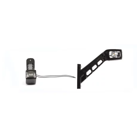 LAMPA GABARIT LED CU BRAT 238P W48, 12V-24V, POZITIE ALB / ROSU / PORTOCALIU DREAPTA WAS