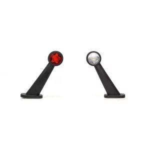LAMPA GABARIT LED CU BRAT 875L W21.3STAR, 12V-24V, POZITIE ALB / ROSU STANGA WAS