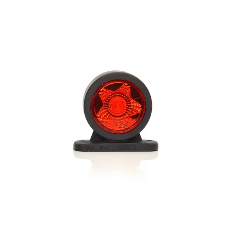 LAMPA GABARIT LED CU BRAT 883 W56STAR, 12V-24V, POZITIE ALB / ROSU WAS