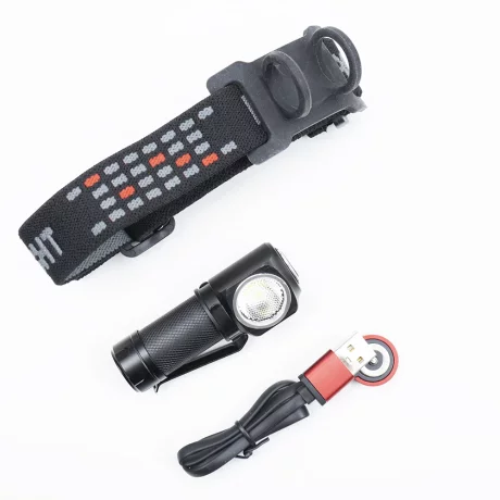 LANTERNA FRONTALA PNI ADVENTURE F75, LED 6W, 600 LM, CU ACUMULATOR SI INCARCATOR MAGNETIC, SUPORT PENTRU CAP