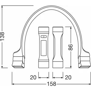 LANTERNA PENTRU UMAR OSRAM WEARABLE NECK LIGHT LEDIL413