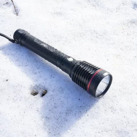 LANTERNA PNI ADVENTURE F420, LED 10 W, 1000 LM, CU 2 ACUMULATORI INCLUSI, 8000 mAh TIP 26650