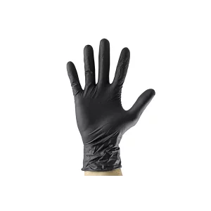 MANUSI NEGRE DE UNICA FOLOSINTA. DE NITRIL MARIME L - SET 100BUC JBM