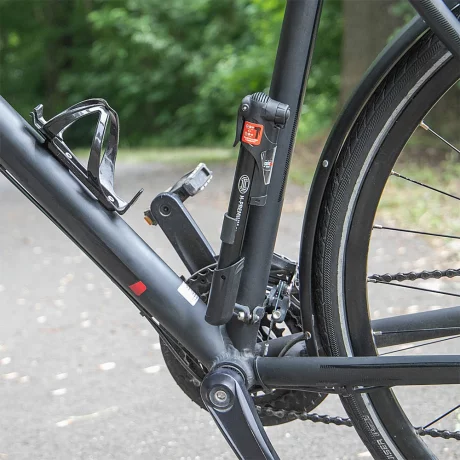MINI POMPA MANUALA CU MANOMETRU PREMIUM PENTRU BICICLETE