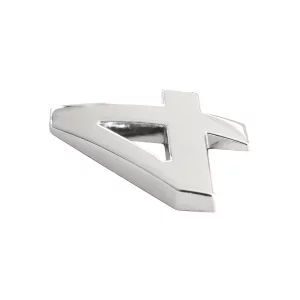 ORNAMENT AUTO 3D. CIFRA 4. 26 MM. CROMAT