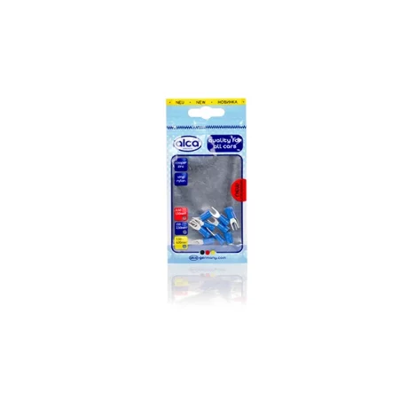 PAPUC ELECTRIC AUTO IZOLAT ALBASTRU TIP FURCA 4.3mm-SET 10 BUC