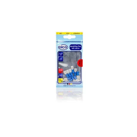 PAPUC ELECTRIC AUTO IZOLAT ALBASTRU TIP MAMA 6.35mm - SET 10