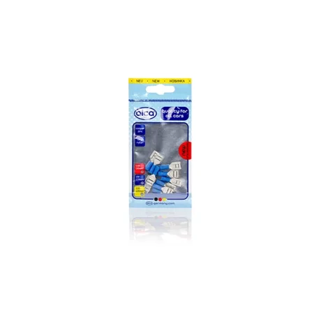 PAPUC ELECTRIC AUTO IZOLAT ALBASTRU TIP MAMA 9.0mm - SET 10