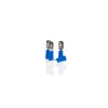 PAPUC ELECTRIC AUTO IZOLAT ALBASTRU TIP TATA 6.35mm - SET 10