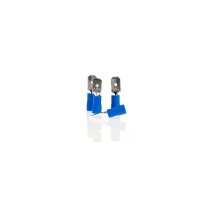 PAPUC ELECTRIC AUTO IZOLAT ALBASTRU TIP TATA 6.35mm - SET 10