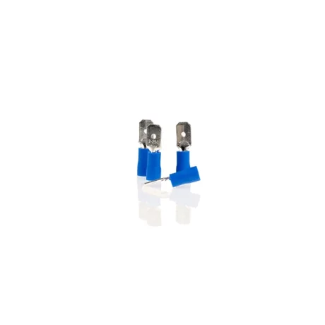 PAPUC ELECTRIC AUTO IZOLAT ALBASTRU TIP TATA 6.35mm - SET 10
