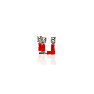 PAPUC ELECTRIC AUTO IZOLAT ROSU TIP TATA 6.3mm - SET 10