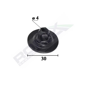 PIULITA FIXARE ELEMENTE CAPOTA PENTRU GRUP VAG 4X30MM NEGRU - SET 10 BUC