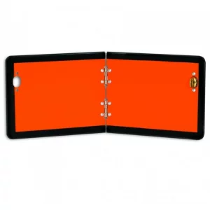 PLACA ADR 300X120 MM ALUMINIU PLIABILA VERTICAL HICO