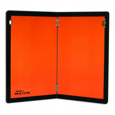 PLACA ADR 40X30 CM ALUMINIU PLIABILA VERTICAL HICO