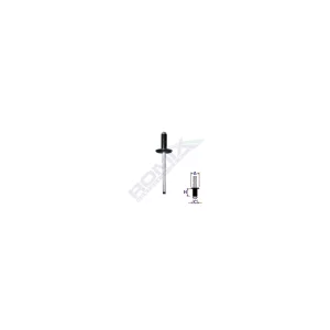 POPNIT UNIVERSAL NEGRU 48MM SET 10 BUC