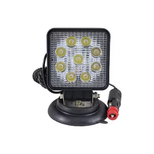 PROIECTOR DE LUCRU CU LED. PATRAT. LUMINA CONCENTRATA. BAZA MAGNETICA JBM