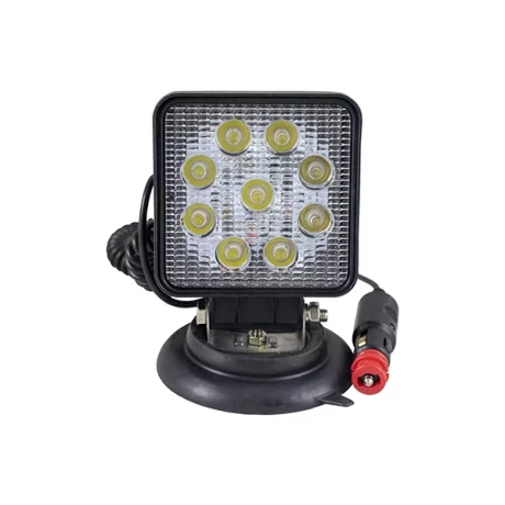 PROIECTOR DE LUCRU CU LED. PATRAT. LUMINA CONCENTRATA. BAZA MAGNETICA JBM