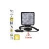 PROIECTOR DE LUCRU CU LED. PATRAT. LUMINA DIFUZA. BAZA MAGNETICA JBM