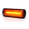 PROIECTOR STROBOSCOPIC LED PORTOCALIU 1469 W218 CU MONTARE IN GRILA, 2 FAZE FLASH, 12V-24V, 21W WAS
