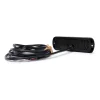 PROIECTOR STROBOSCOPIC LED PORTOCALIU 1469 W218 CU MONTARE IN GRILA, 2 FAZE FLASH, 12V-24V, 21W WAS
