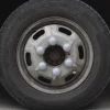 SET 10 BUCATI CAPAC PLASTIC PENTRU PREZON ROATA CU INDICATOR 33 MM GRI 54.5 MM