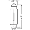 SET 2 BECURI 12V C10W ORIGINAL BLISTER OSRAM
