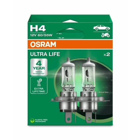 SET 2 BECURI 12V H4 60/55 W ULTRA LIFE OSRAM