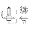 SET 2 BECURI 12V H4 60W / 55W PURE LIGHT BOSCH